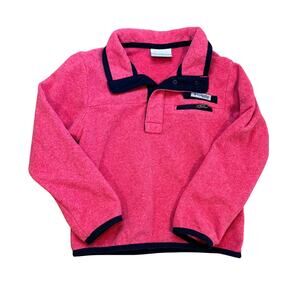 Columbia PFG Girls 4/5 XXS Half-Snap Pullover Sweater Fleece